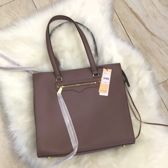 RM Always On Side Zip Regan Tote Mink NWT - Picture 2 of 11